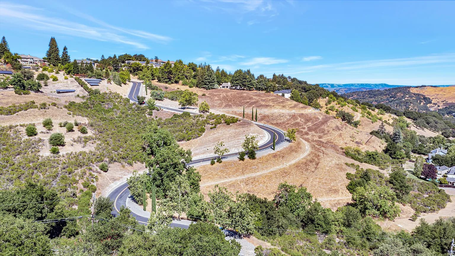 Hillside cabin with aluminum frame and glass walls among succulents